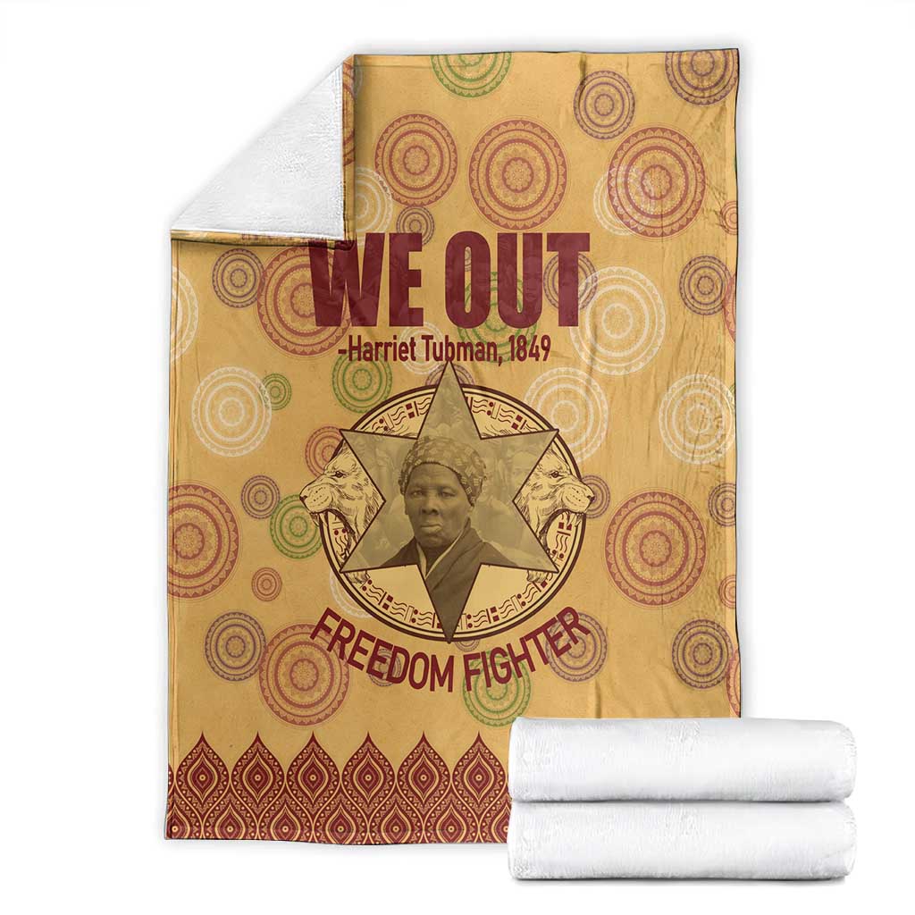 We Out 1849 African-American Blanket Harriet Tubman DT02