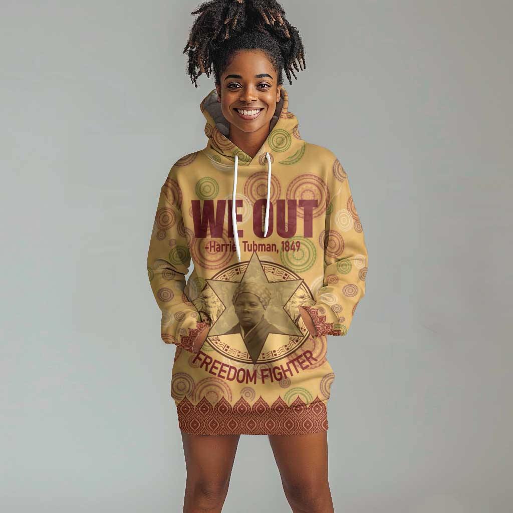 We Out 1849 African-American Hoodie Dress Harriet Tubman DT02