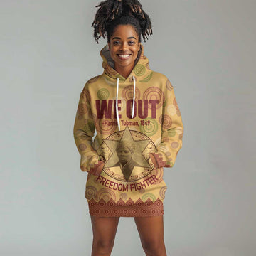 We Out 1849 African-American Hoodie Dress Harriet Tubman DT02
