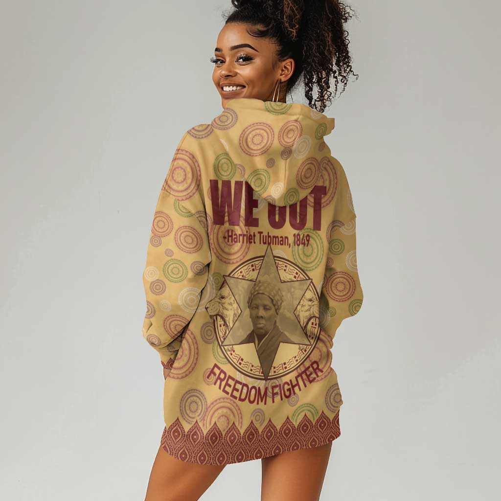We Out 1849 African-American Hoodie Dress Harriet Tubman DT02
