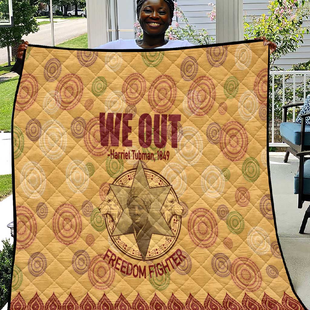 We Out 1849 African-American Quilt Harriet Tubman DT02