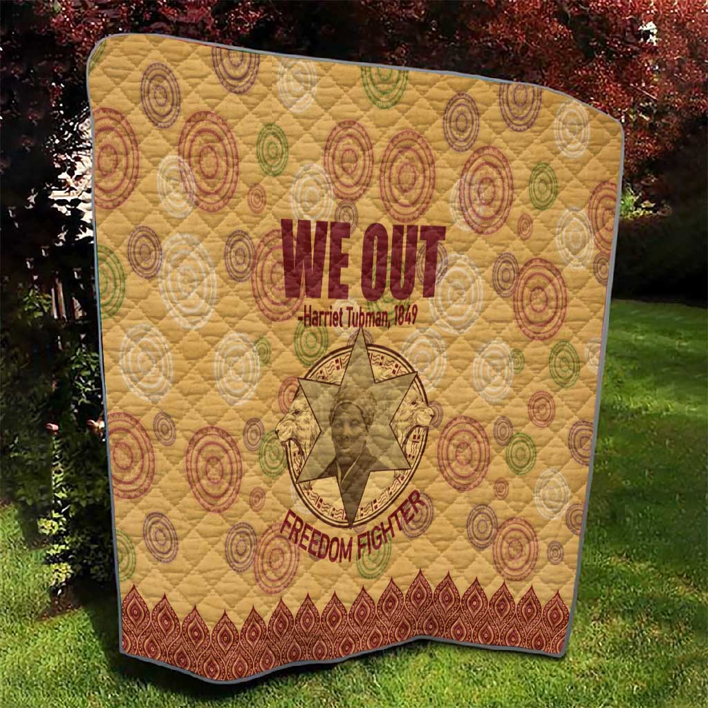 We Out 1849 African-American Quilt Harriet Tubman DT02