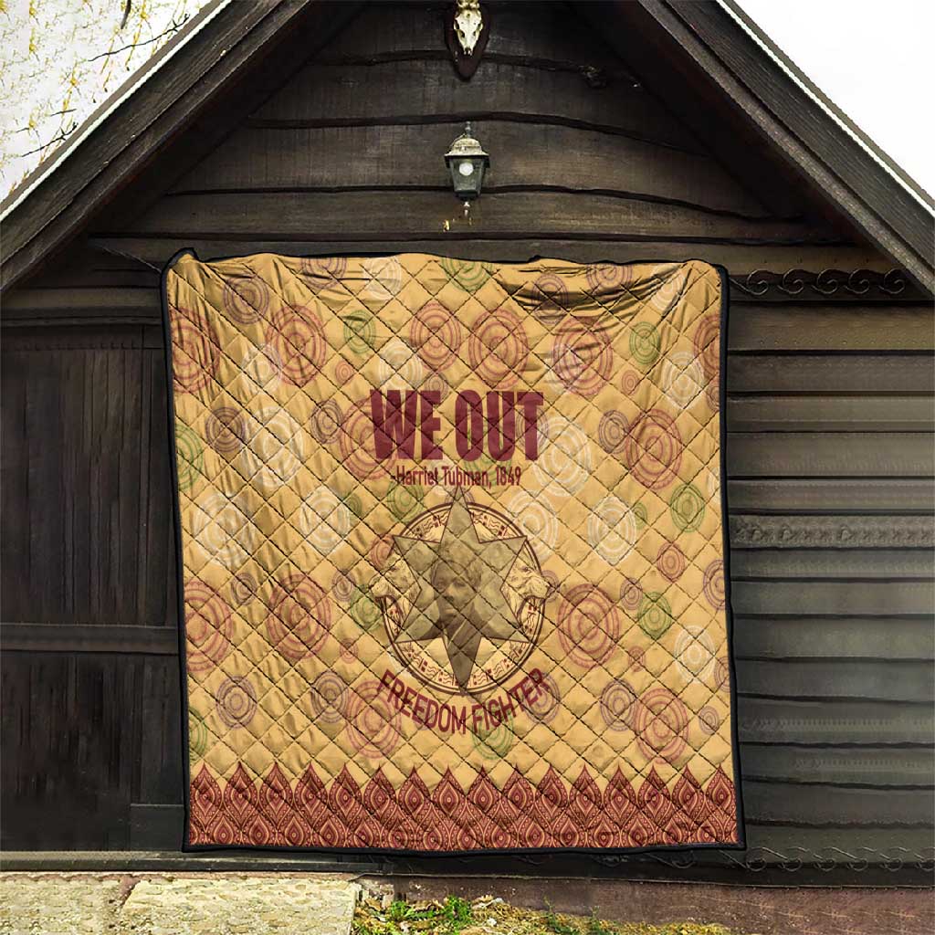 We Out 1849 African-American Quilt Harriet Tubman DT02