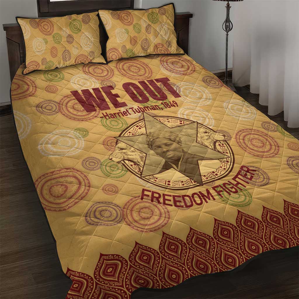 We Out 1849 African-American Quilt Bed Set Harriet Tubman DT02