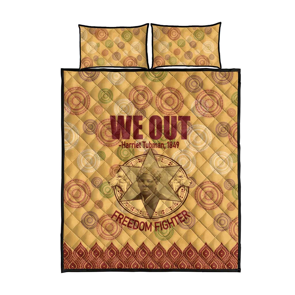 We Out 1849 African-American Quilt Bed Set Harriet Tubman DT02