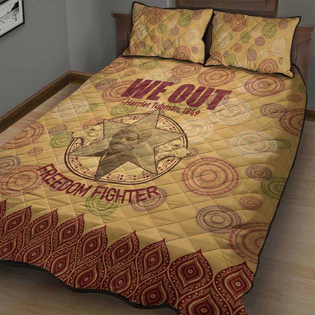 We Out 1849 African-American Quilt Bed Set Harriet Tubman DT02