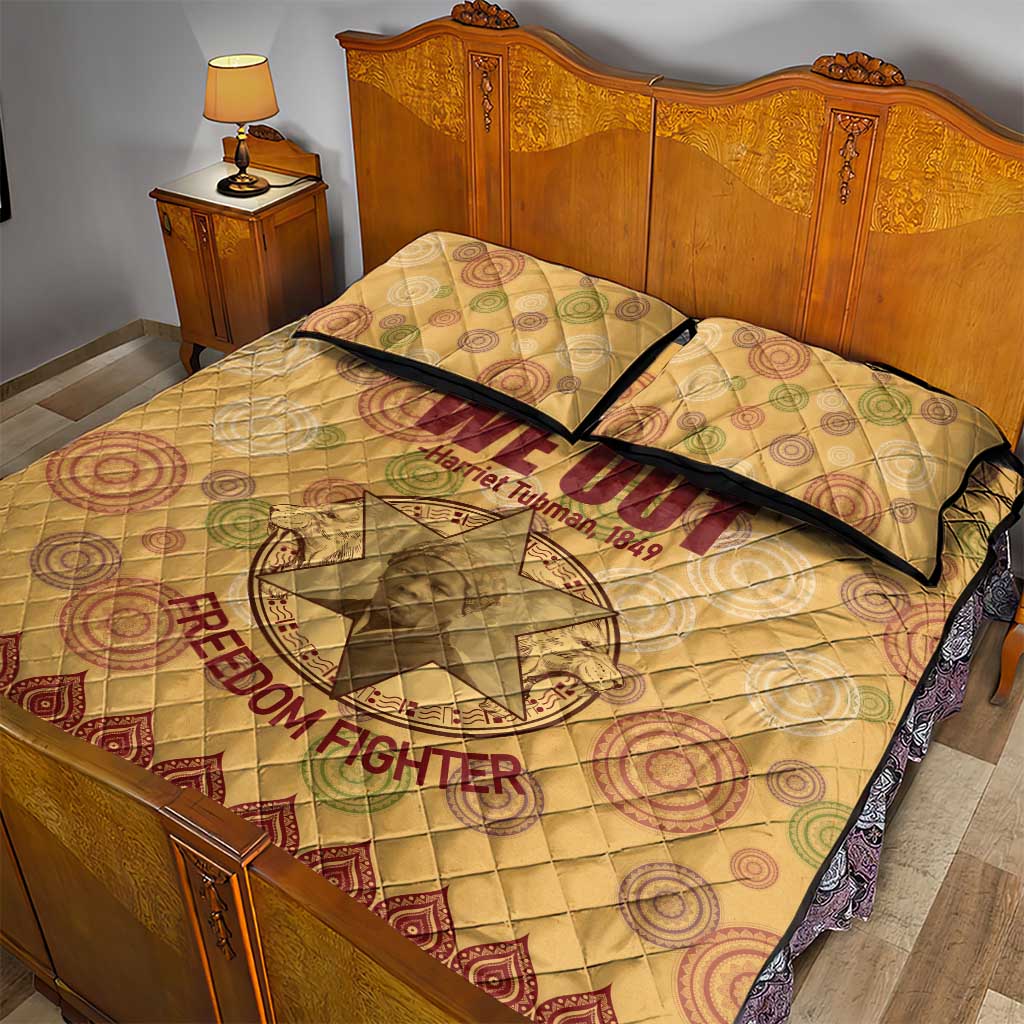We Out 1849 African-American Quilt Bed Set Harriet Tubman DT02