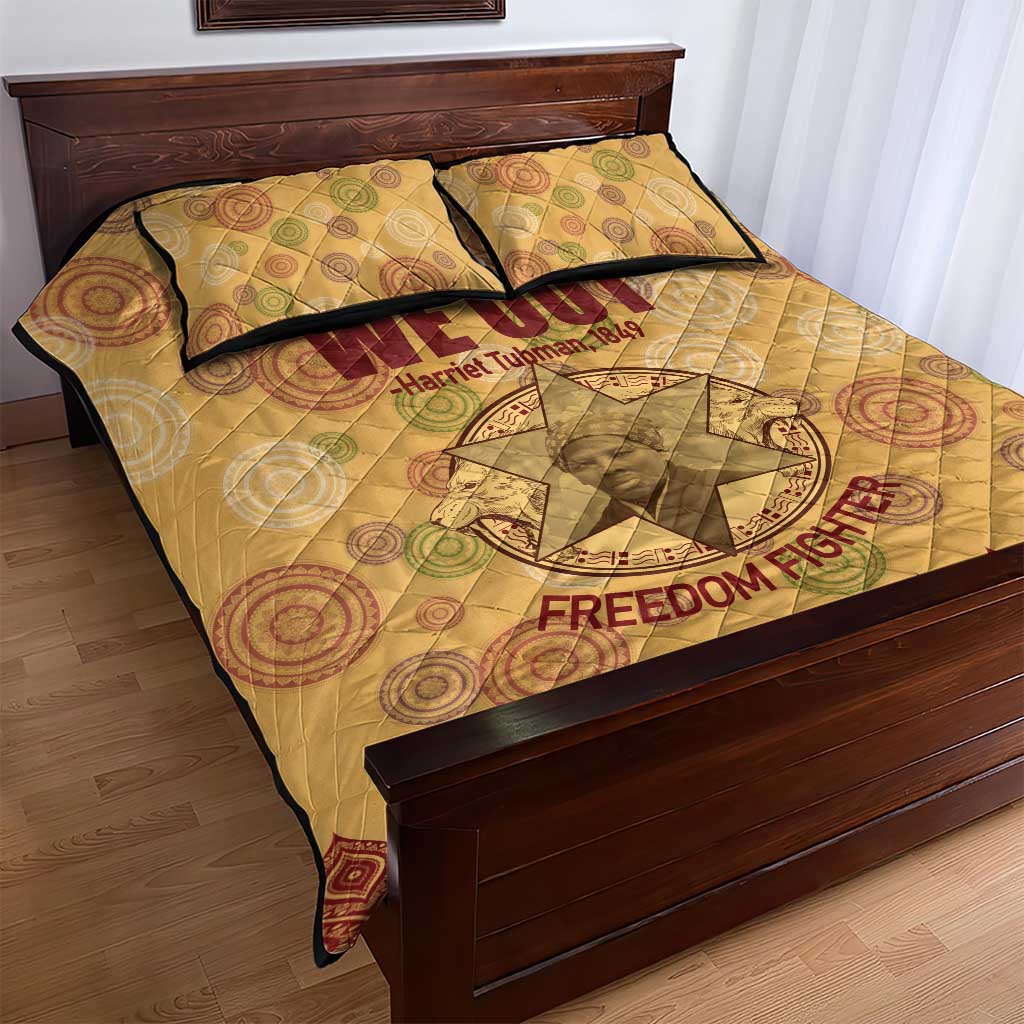 We Out 1849 African-American Quilt Bed Set Harriet Tubman DT02