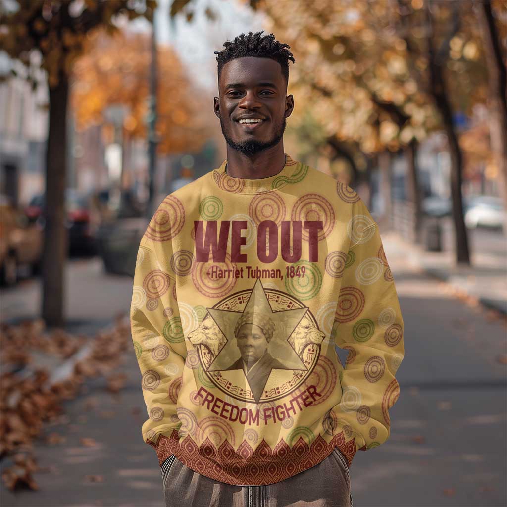 We Out 1849 African-American Sweatshirt Harriet Tubman DT02