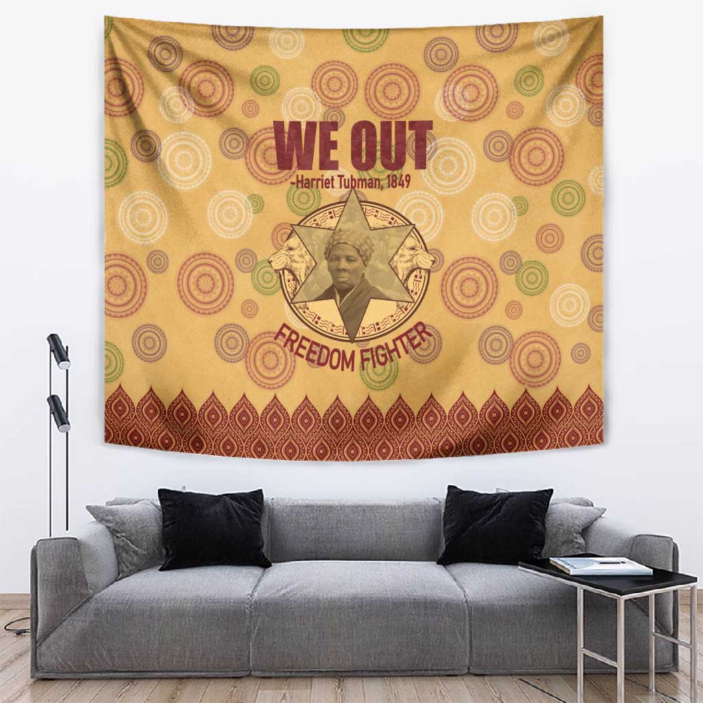 We Out 1849 African-American Tapestry Harriet Tubman DT02