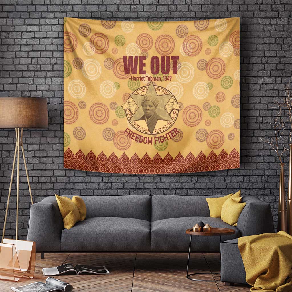 We Out 1849 African-American Tapestry Harriet Tubman DT02