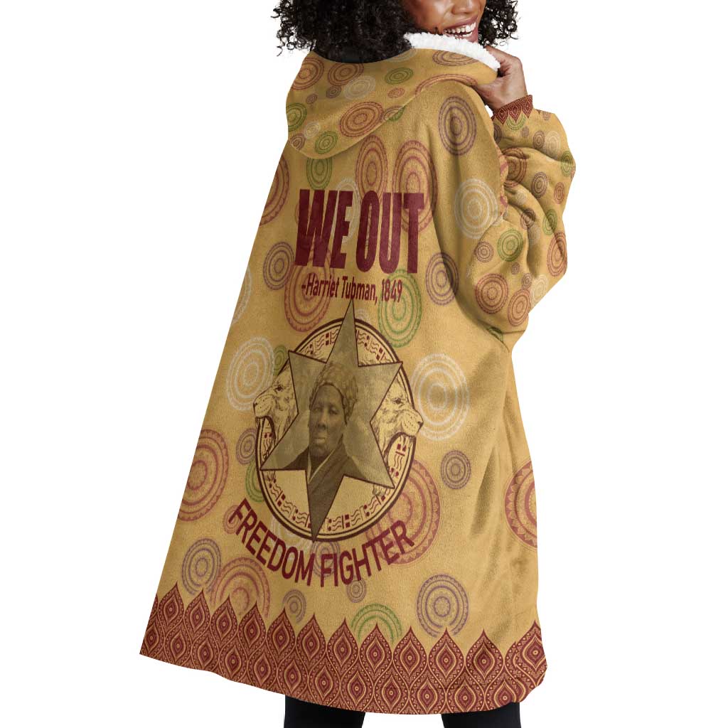 We Out 1849 African-American Wearable Blanket Hoodie Harriet Tubman DT02