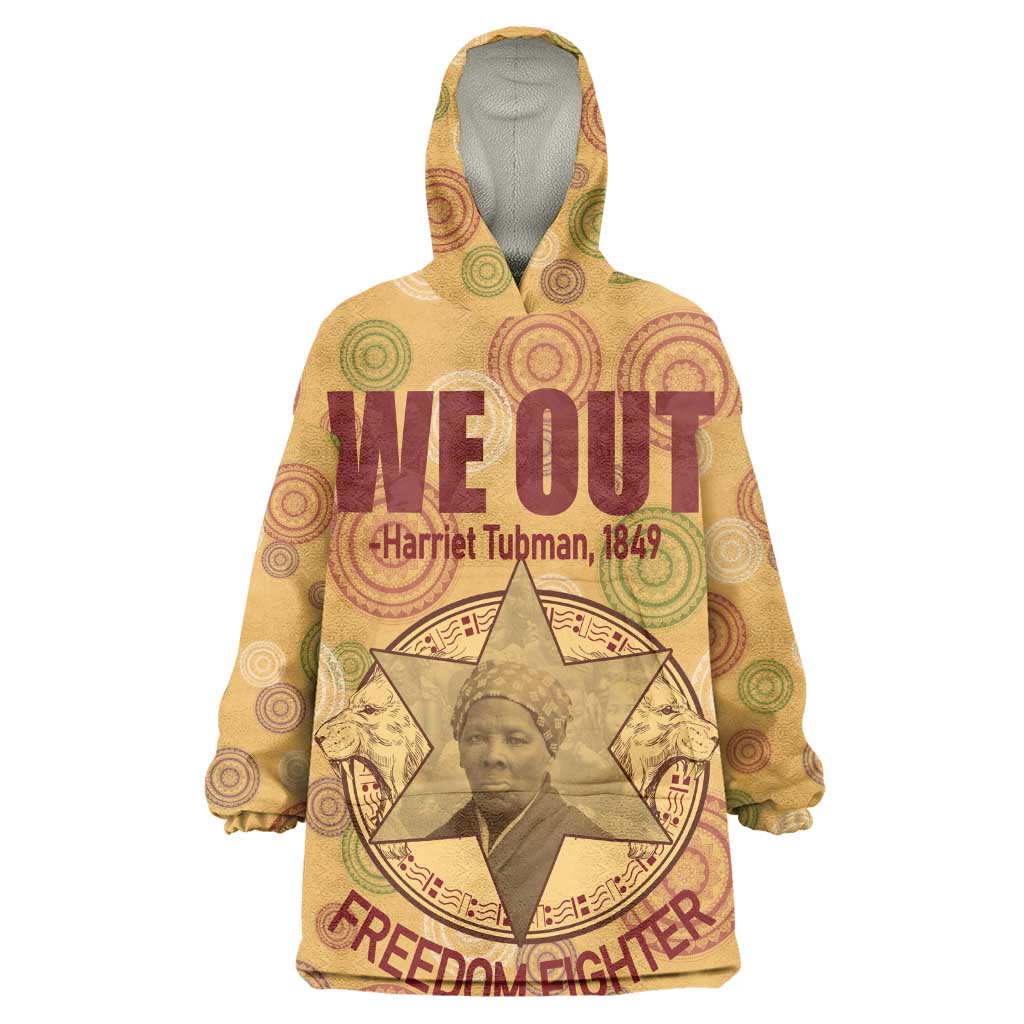 We Out 1849 African-American Wearable Blanket Hoodie Harriet Tubman DT02