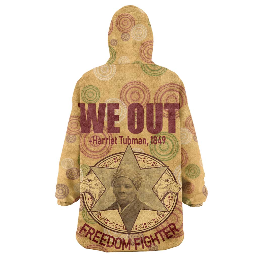 We Out 1849 African-American Wearable Blanket Hoodie Harriet Tubman DT02