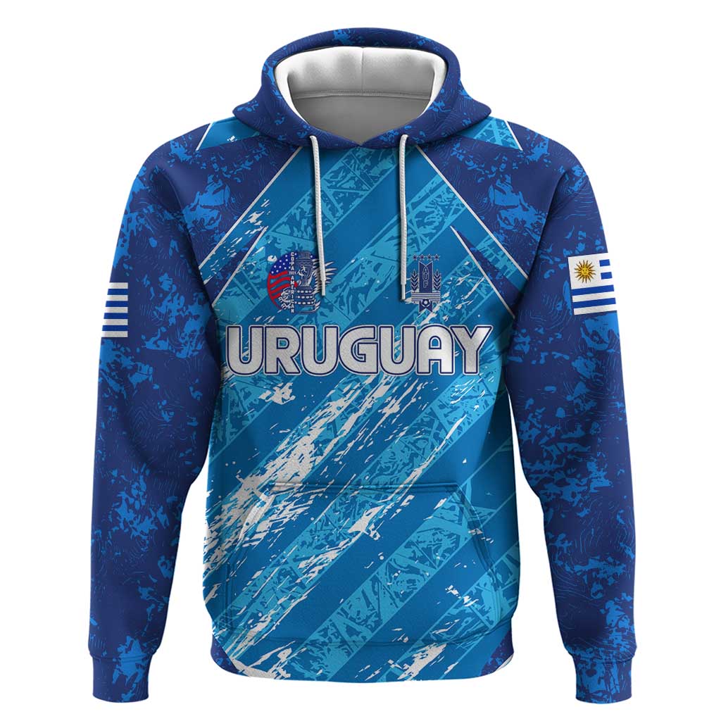 Uruguay Football 2024 Hoodie The Sky Blue DT02