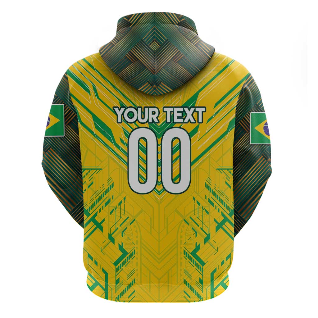 Brazil Football 2024 Hoodie Selecao Bright Yellow DT02