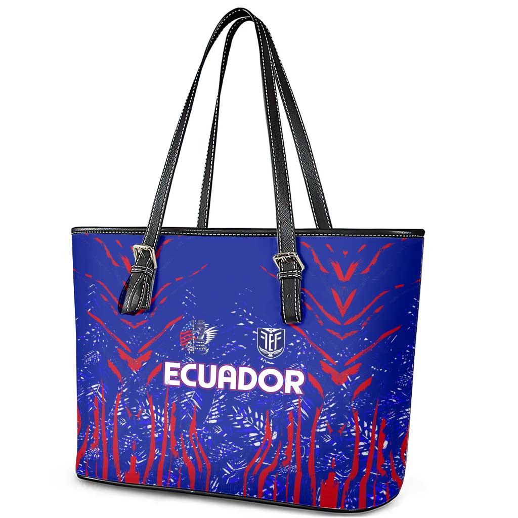 Ecuador Football 2024 Leather Tote Bag La Tricolor DT02