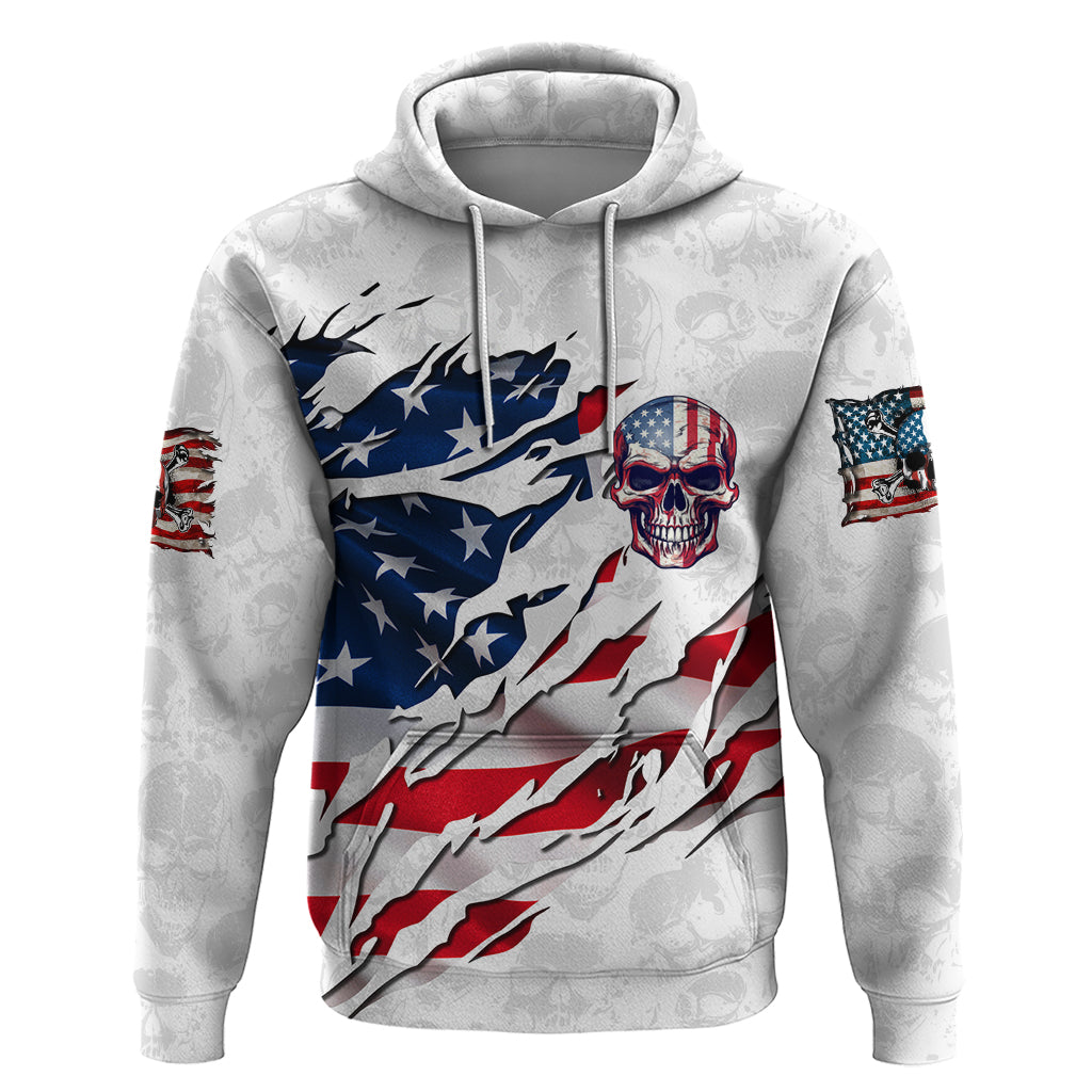 American Flag Skull Hoodie DT02