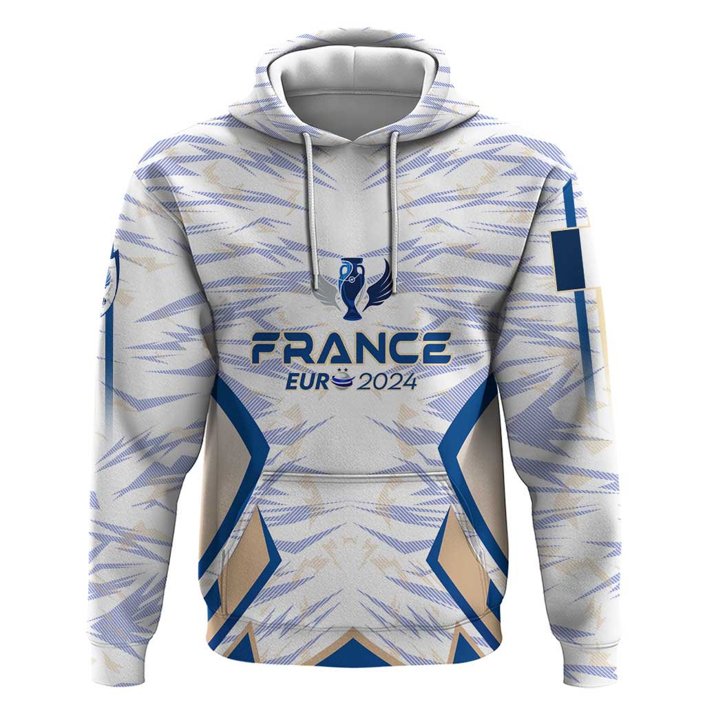 Personalized France Football 2024 Hoodie Trophy Wing Style DT02