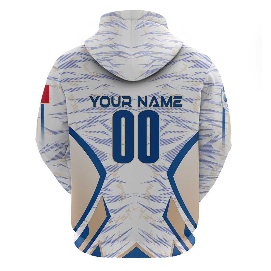 Personalized France Football 2024 Hoodie Trophy Wing Style DT02