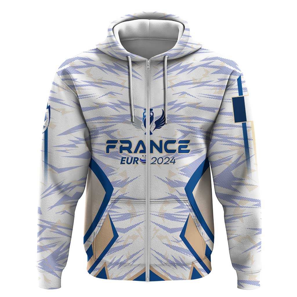Personalized France Football 2024 Hoodie Trophy Wing Style DT02