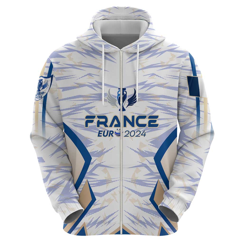 Personalized France Football 2024 Hoodie Trophy Wing Style DT02