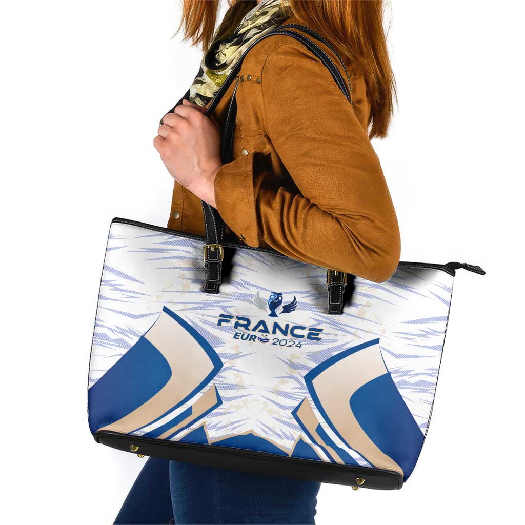 France Football 2024 Leather Tote Bag Trophy Wing Style DT02