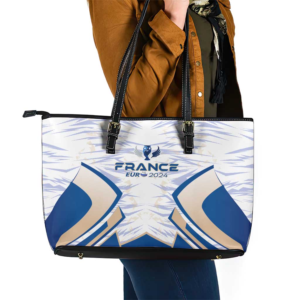 France Football 2024 Leather Tote Bag Trophy Wing Style DT02