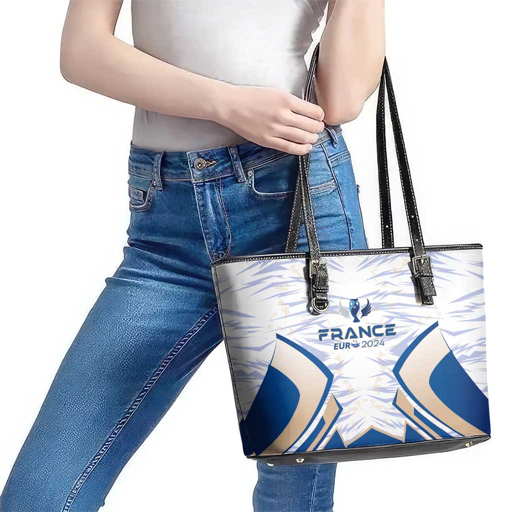 France Football 2024 Leather Tote Bag Trophy Wing Style DT02