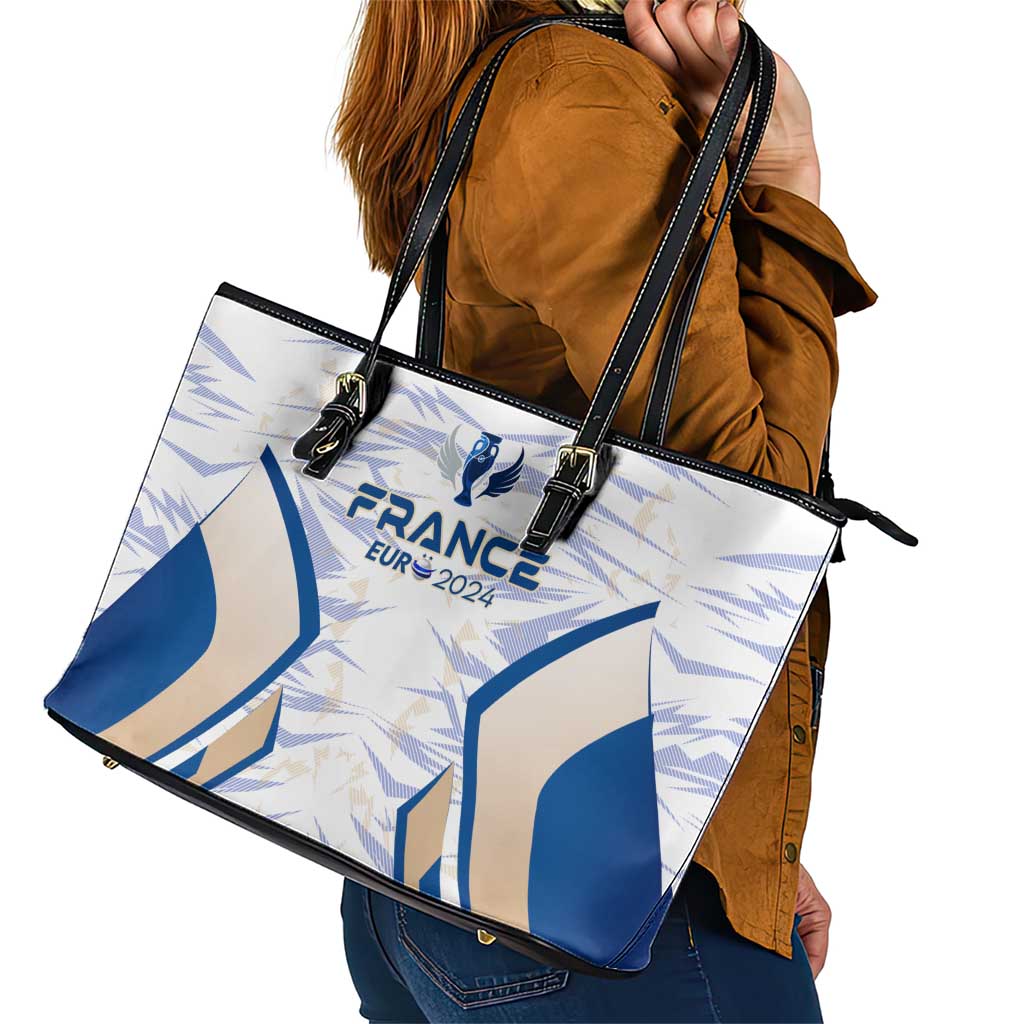 France Football 2024 Leather Tote Bag Trophy Wing Style DT02