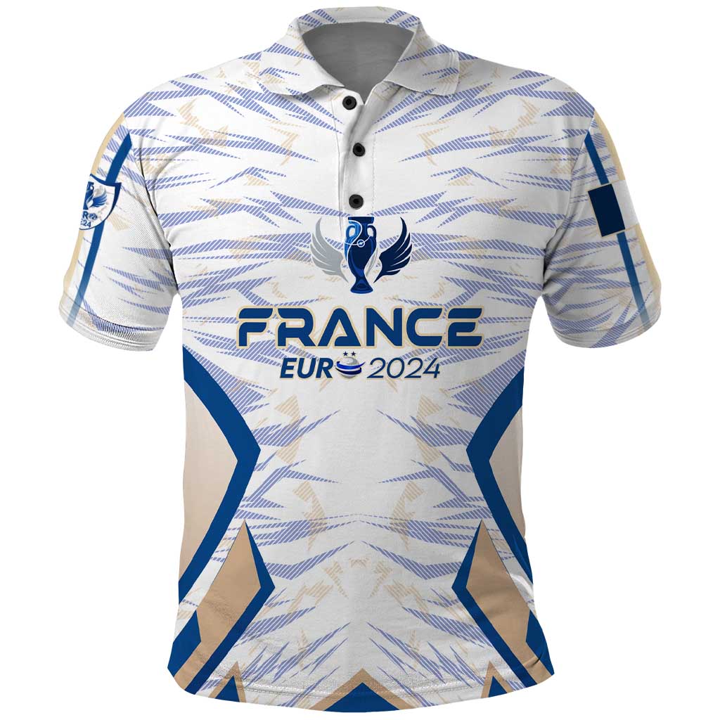 Personalized France Football 2024 Polo Shirt Trophy Wing Style DT02