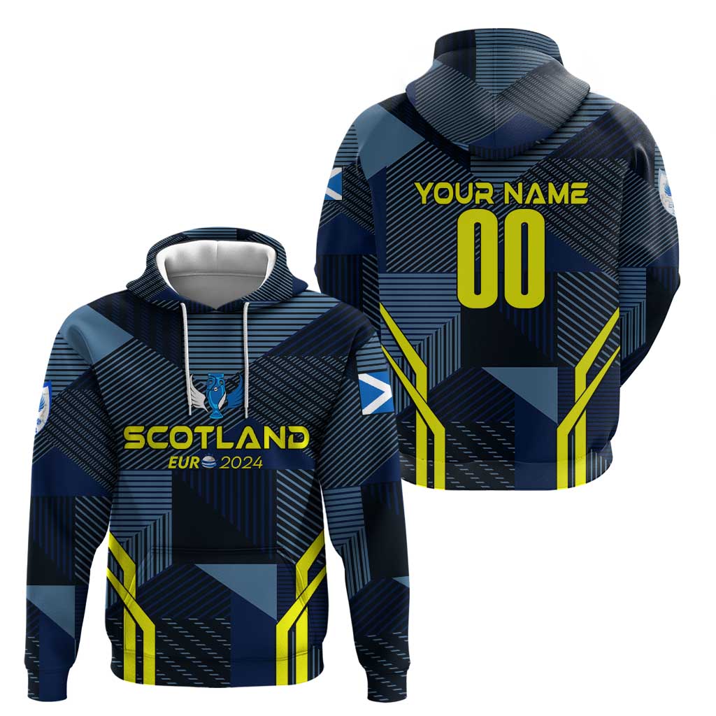 Personalized Scotland Football 2024 Hoodie Trophy Wing Style DT02