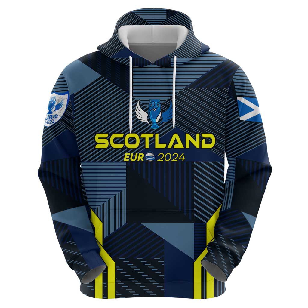 Personalized Scotland Football 2024 Hoodie Trophy Wing Style DT02