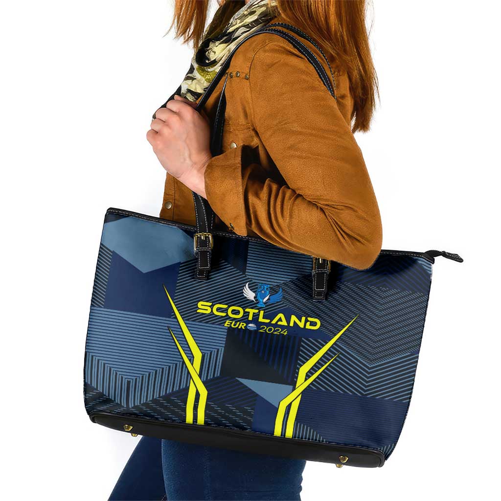 Scotland Football 2024 Leather Tote Bag Trophy Wing Style DT02