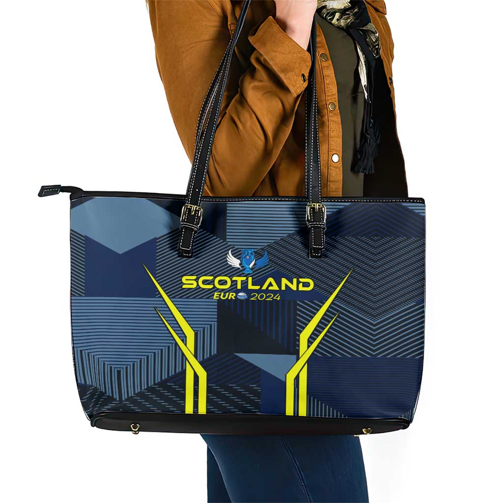 Scotland Football 2024 Leather Tote Bag Trophy Wing Style DT02