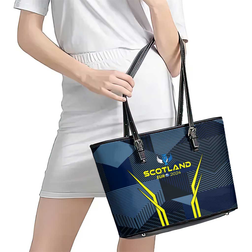 Scotland Football 2024 Leather Tote Bag Trophy Wing Style DT02