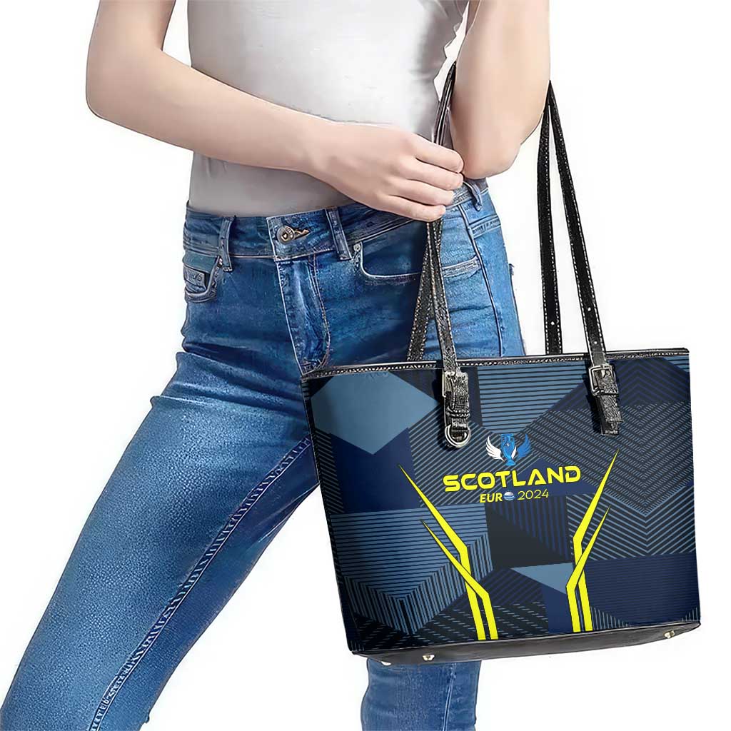 Scotland Football 2024 Leather Tote Bag Trophy Wing Style DT02