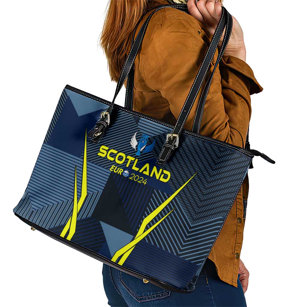 Scotland Football 2024 Leather Tote Bag Trophy Wing Style DT02