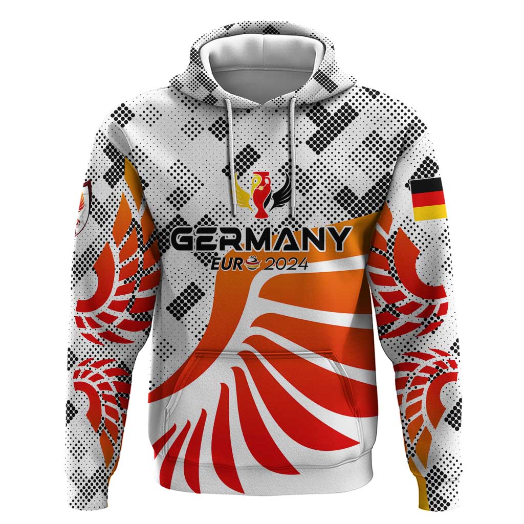 Personalized Germany Football 2024 Hoodie Trophy Wing Style DT02