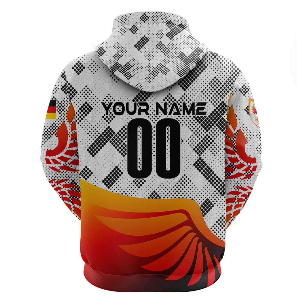 Personalized Germany Football 2024 Hoodie Trophy Wing Style DT02