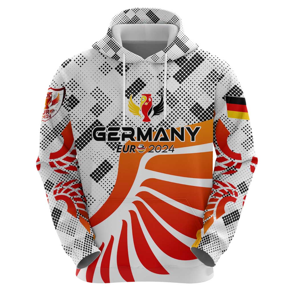 Personalized Germany Football 2024 Hoodie Trophy Wing Style DT02