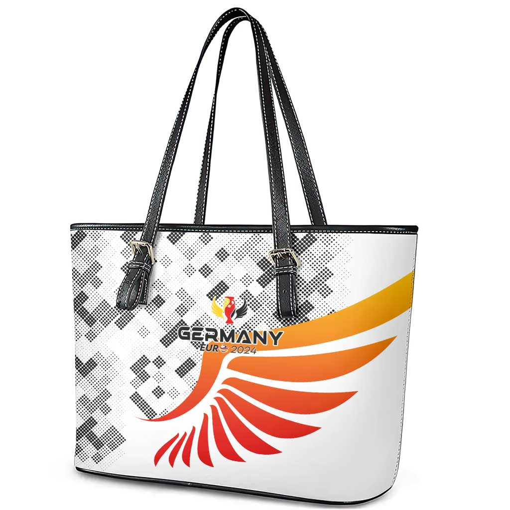 Germany Football 2024 Leather Tote Bag Trophy Wing Style DT02
