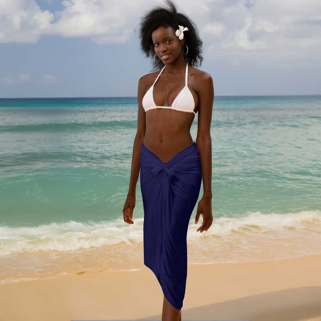 Printed Dashiki African Sarong Blue DT02