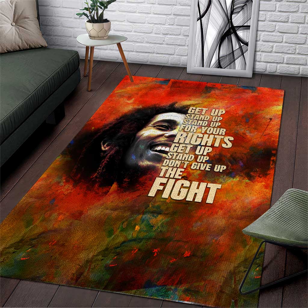 Reggae Legend Bob Area Rug Retro Style DT02