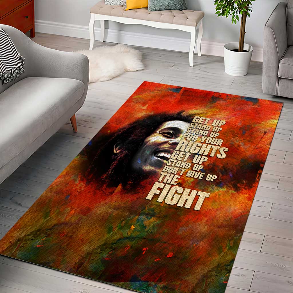 Reggae Legend Bob Area Rug Retro Style DT02