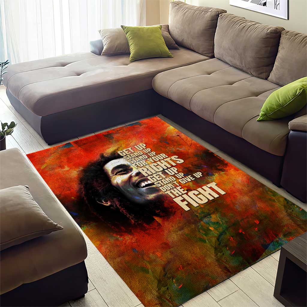 Reggae Legend Bob Area Rug Retro Style DT02