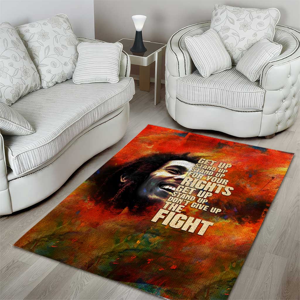 Reggae Legend Bob Area Rug Retro Style DT02