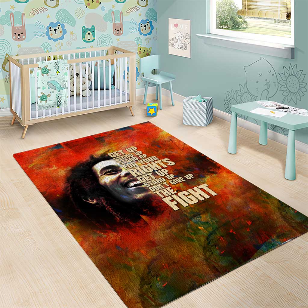 Reggae Legend Bob Area Rug Retro Style DT02