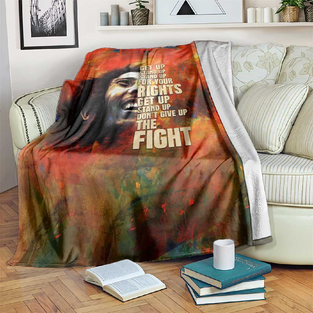 Reggae Legend Bob Blanket Retro Style DT02