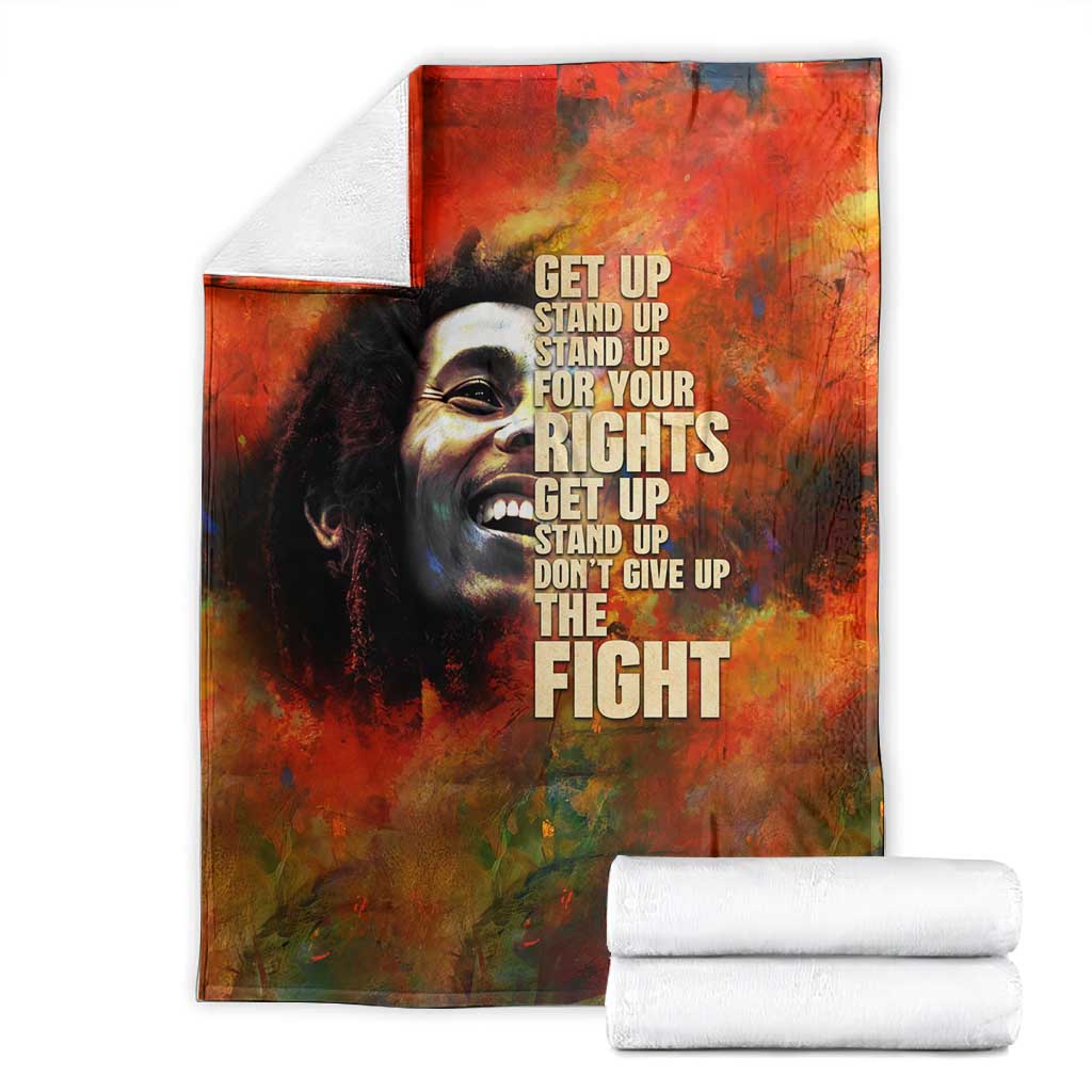 Reggae Legend Bob Blanket Retro Style DT02